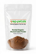 Rooted Organic Mustard Cake Powder (Pack of 20 gm)