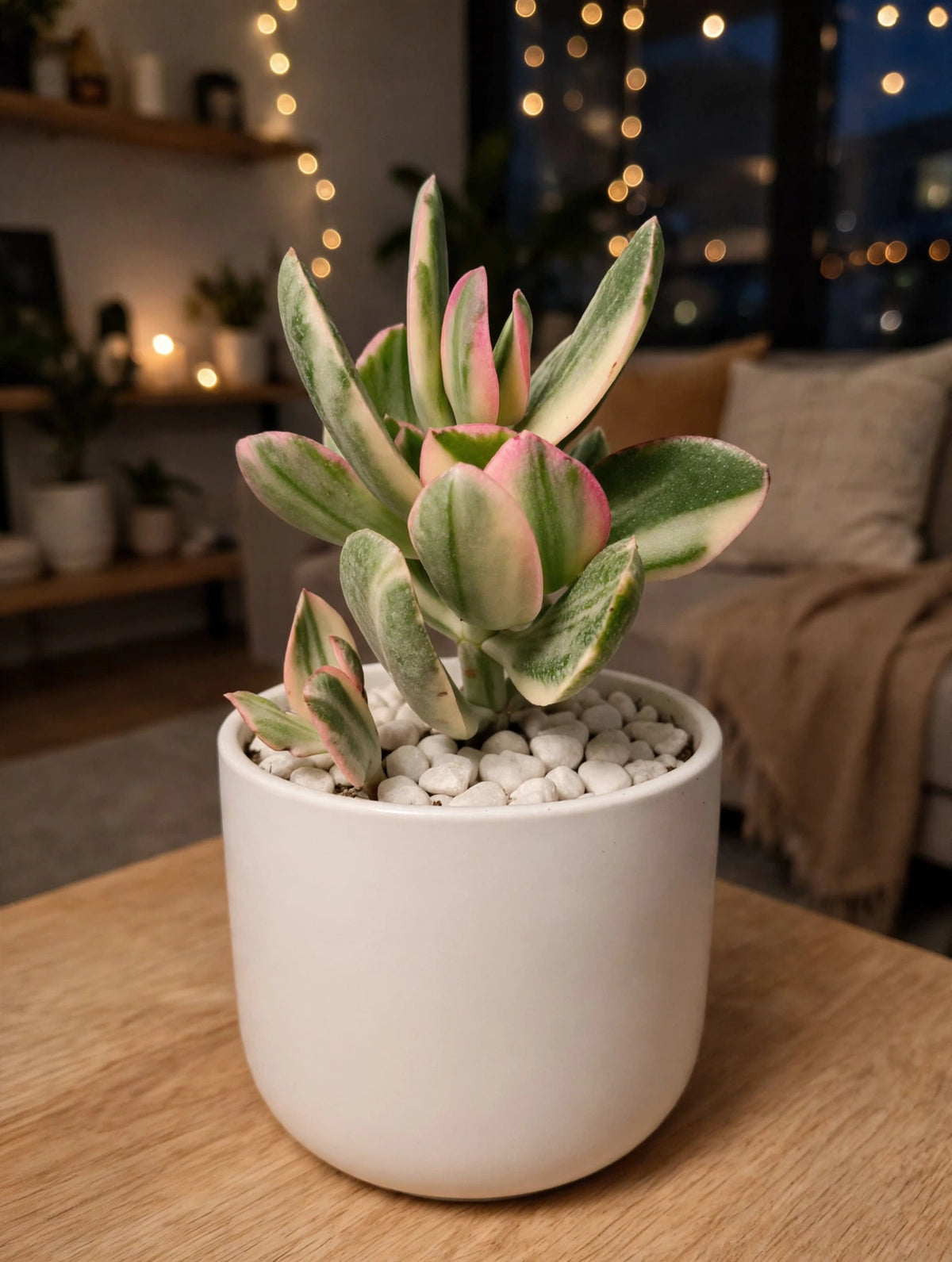 Variegated Pink Jade (Bare Rooted)
