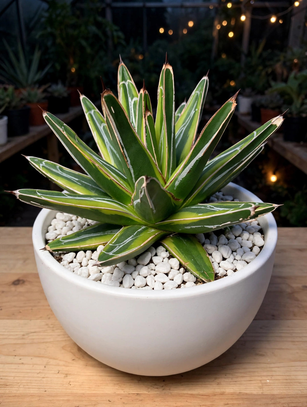 Variegated Queen Victoria Agave (Bare Rooted)